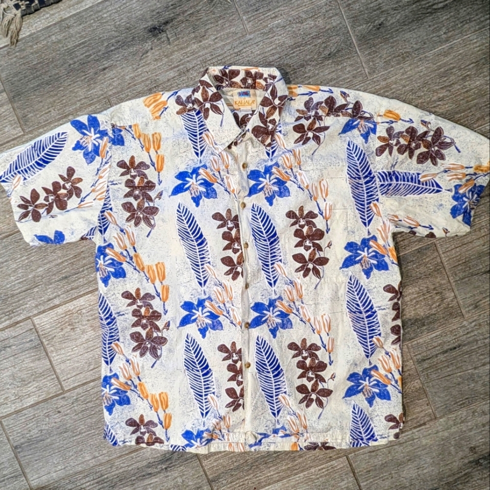 Vintage Avi Kiriaty Kahala Hawaiian Shirt XL